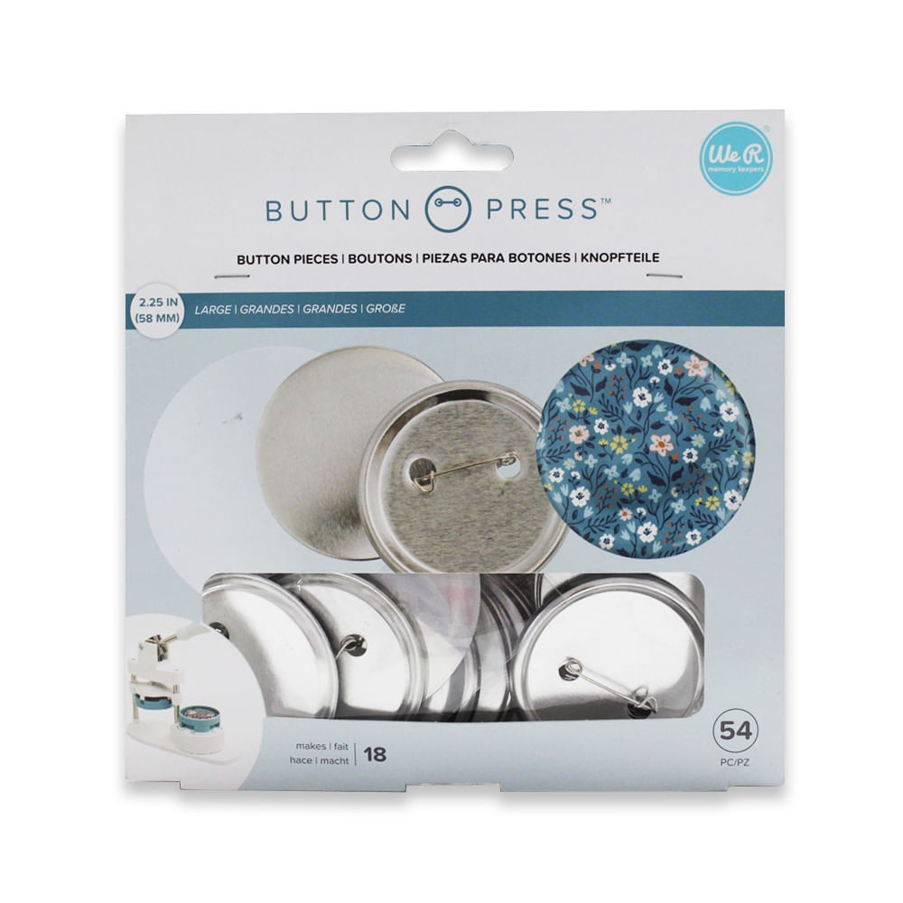 Kit Para Botons Wer Memory Keepers Button Press Large Pe As