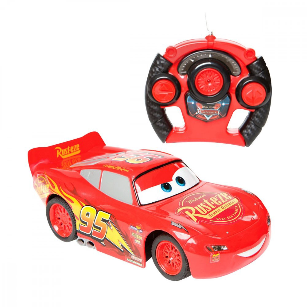 Radio Controle 7 funções Disney Carros 3 Relampago Mcqueen 1 14 Estrela