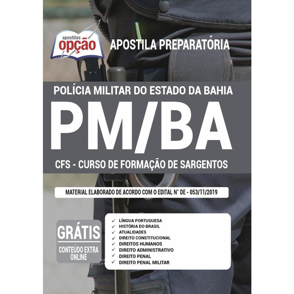 Apostila Pm Ba Curso De Forma O De Sargentos Em Promo O