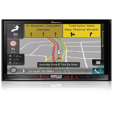 Central Multim Dia Din Tela Mixtrax Dvd Usb Sd Am Fm Tv Bt Gps Avic