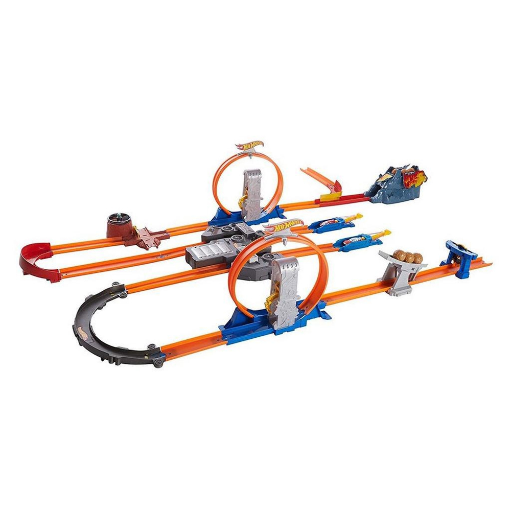 Brinquedo Pista De Corrida Hot Wheels Infantil Track Builder Turbo