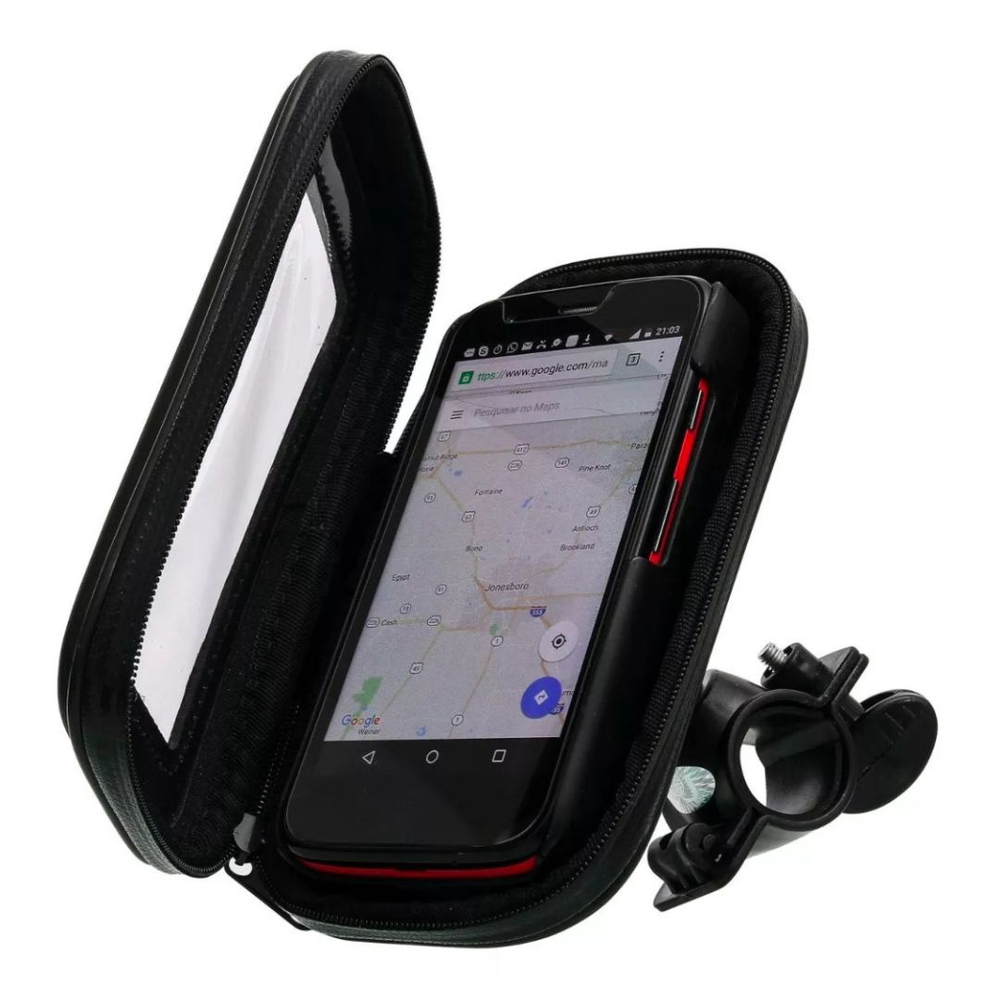 Suporte Capa Celular Universal Gps Moto Bike Submarino