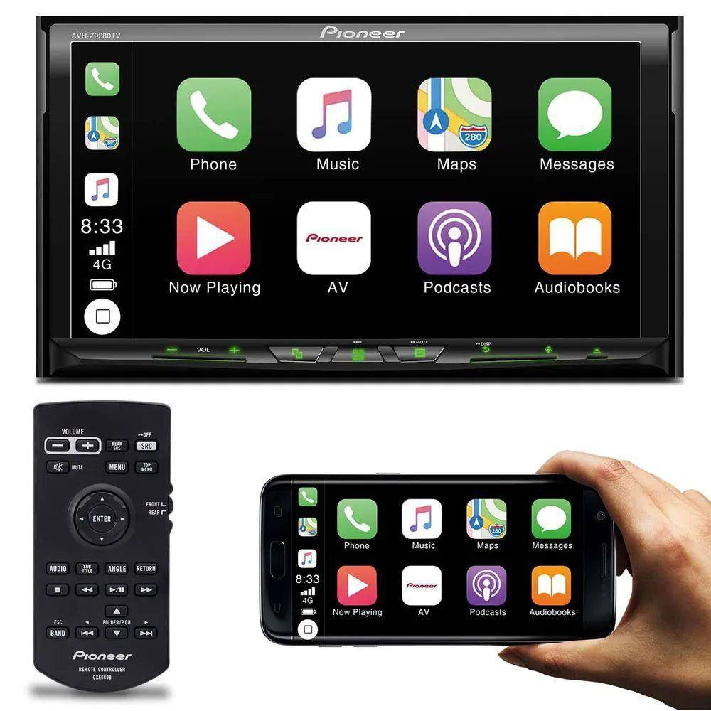 Central Multimídia Pioneer AVH Z9280TV Bluetooth Wifi Espelhamento TV