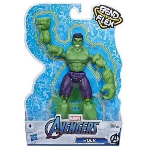 Boneco Avengers Hulk Articulado Ben and Flex Hasbro em Promoção