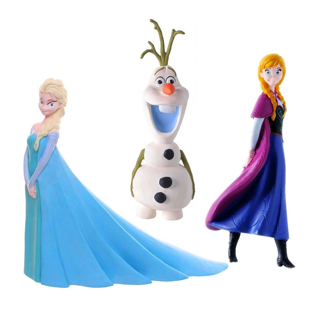 Kit Bonecos De Apertar Para Beb Frozen Elsa Anna E Olaf Disney