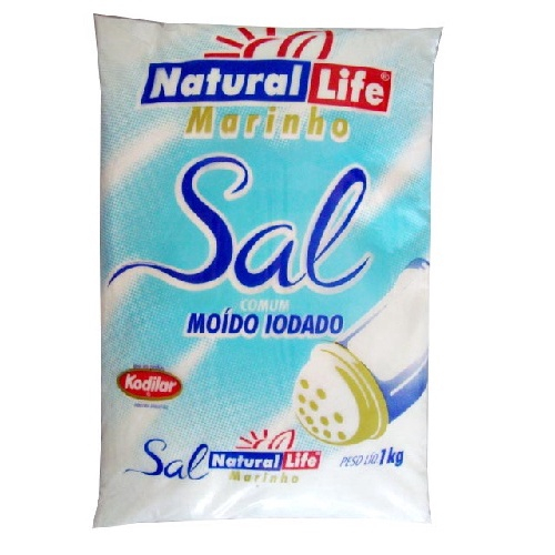 Sal Marinho Comum Mo Do Iodado Kg Natural Life Em Promo O Ofertas