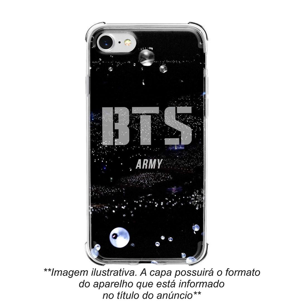 Capinha Capa Para Celular Motorola Moto G8 Play Bts Army BTS8 No Shoptime