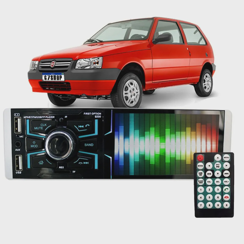 Central Multim Dia Mp R Dio Touch Fiat Uno Mille Bluetooth Em Promo O