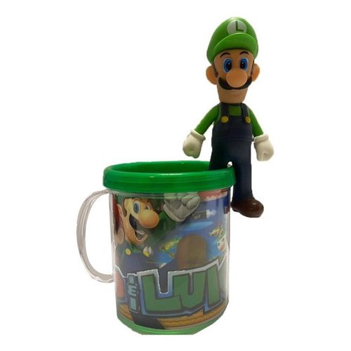 Boneco Luigi Super Mario Bros Caneca Personalizada Em Promo O Na