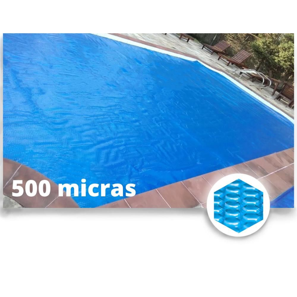 Capa Térmica Para Piscina atco Azul 500 micras 11x4 em Promoção