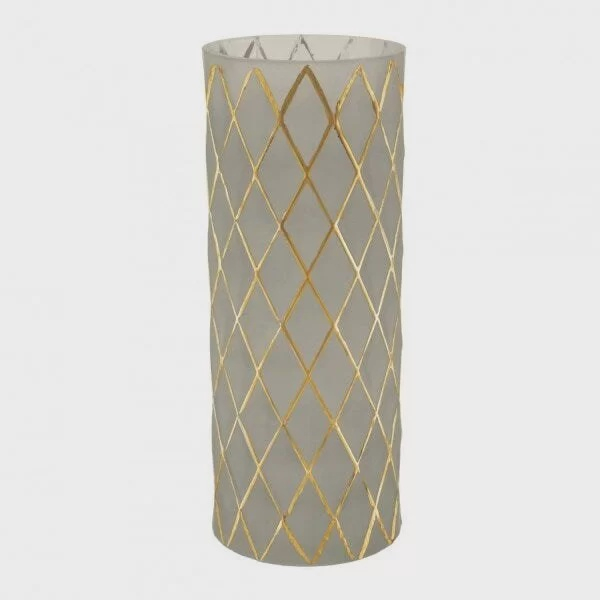 Vaso Decorativo Vidro Cil Ndrico Cm Mart Collection Nude Em