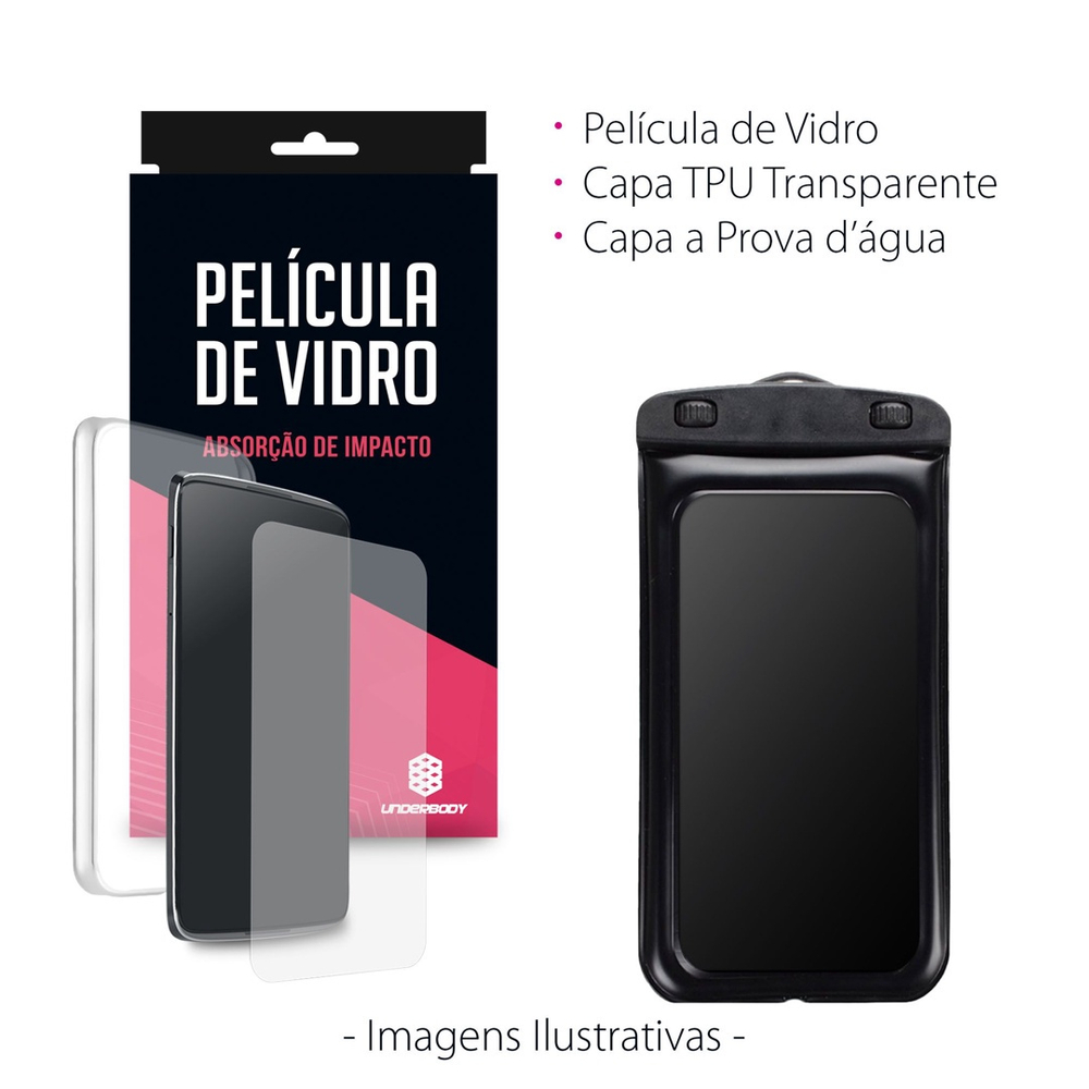 Capa Transparente Pel Cula De Vidro Capa Prova D Gua Para Iphone