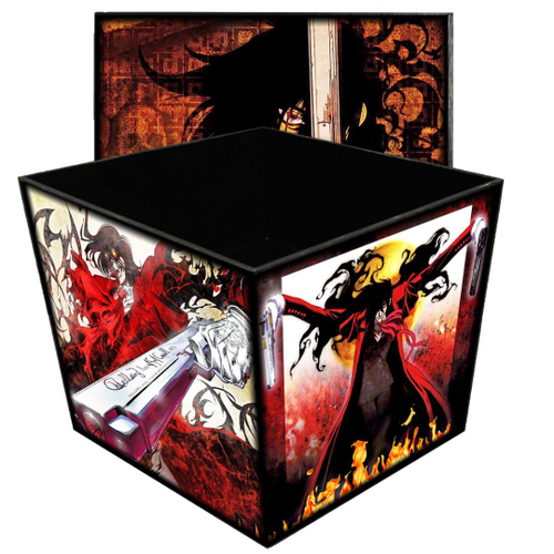 Caixa Box Grande Hellsing Madeira Mdf Mr Rock Anime Em