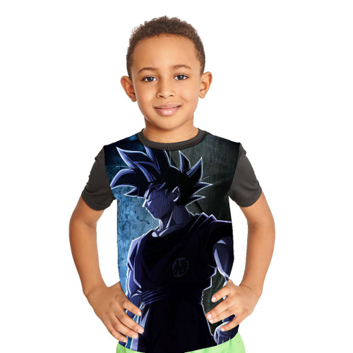 Camiseta Infantil Dragon Ball Goku Super Sayajin Son Goku Kakaroto Em