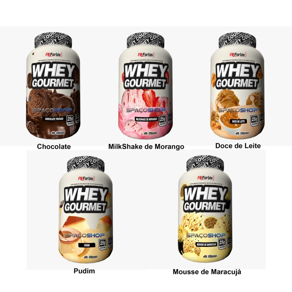 Whey Gourmet Fn Forbis 25g De Proteína E 5 3g De Bcaas 907g em Promoção