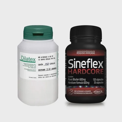 Kit Dilatex Termogenico Sineflex Hardcore Power Supplements Submarino