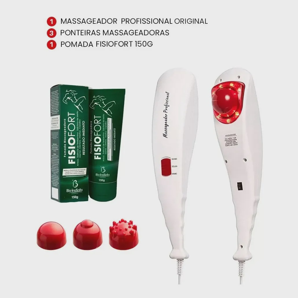 Massageador Eletrico Infravermelho Vibratorio Original Full Submarino