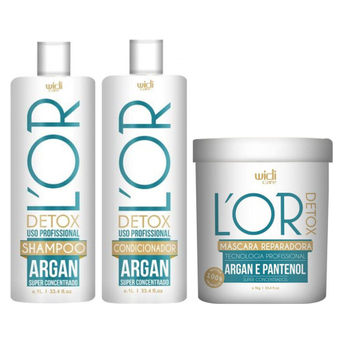 Kit Shampoo Condicionador M Scara Kg Lor Detox Widi Care Submarino