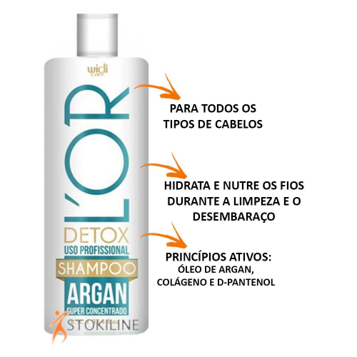 Kit Shampoo Condicionador M Scara Kg Lor Detox Widi Care Submarino