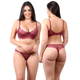 Conjunto Sem Bojo Aro Rubro Lingerie Isa Lingerie Em Promo O Na