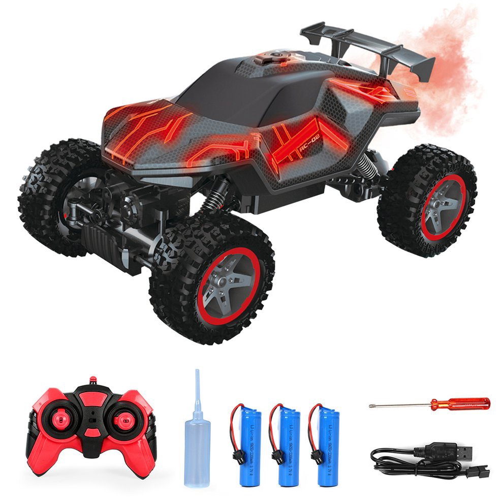 Carro rc 922 16B 1 16 2 4G 4WD rc Caminhão de esteira rolante luz