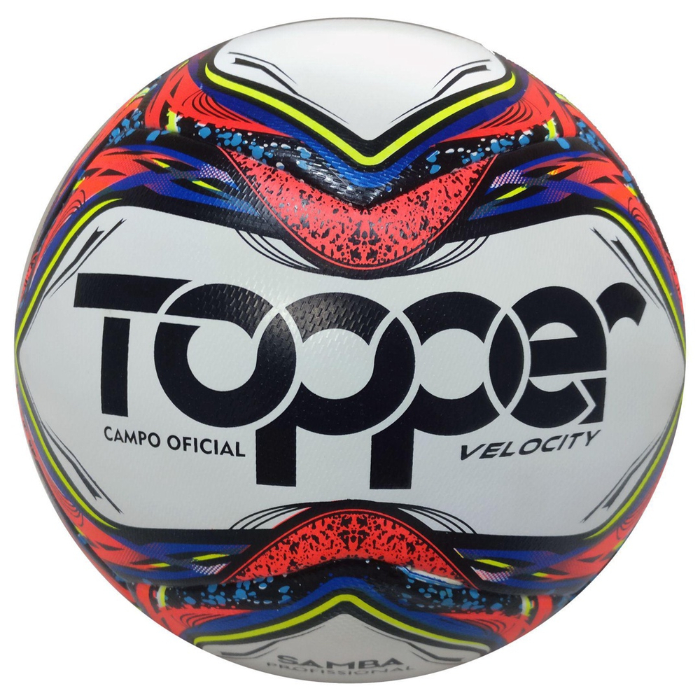 Bola Futebol Oficial Campo Velocity Samba Topper Original Nf Na