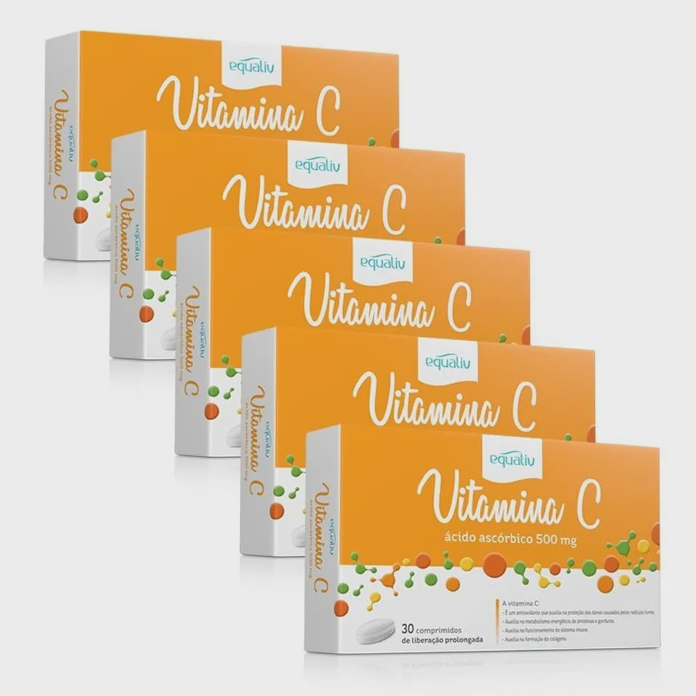 Kit Vitamina C Mg Cido Asc Rbico Equaliv Comprimidos Submarino