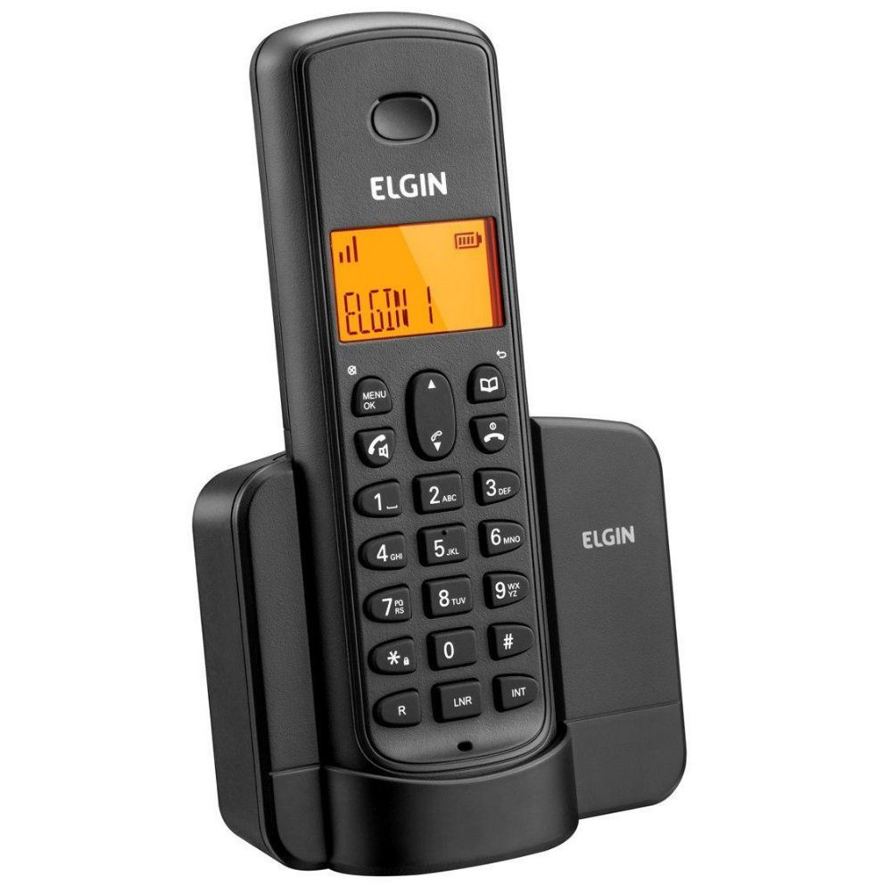 Telefone Sem Fio Elgin TSF8001 Identificador De Chamada Viva Voz