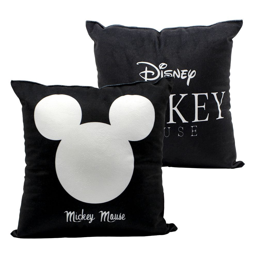 Almofada Mickey Mouse Preta Aveludada X Cm Oficial Disney No Shoptime