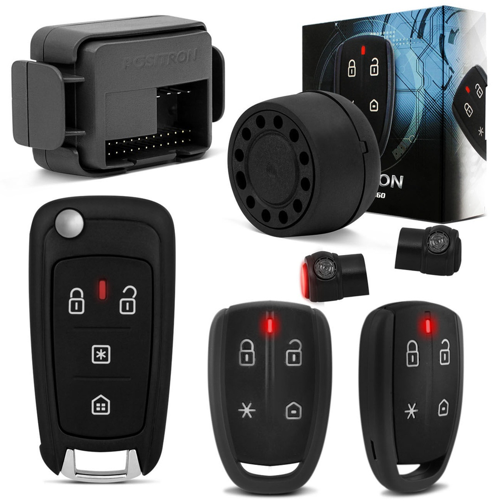 Kit Alarme Automotivo P Sitron Fx Universal Chave Canivete Px