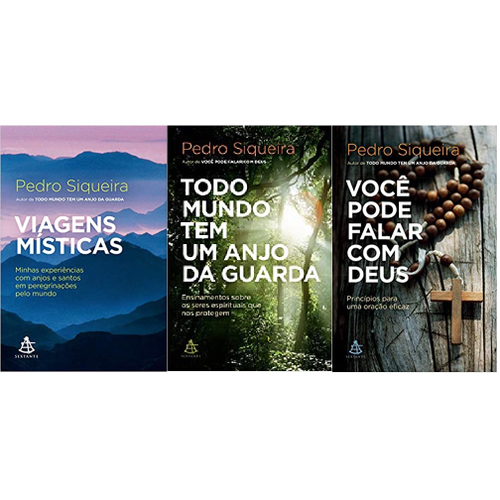 Kit Livros Pedro Siqueira Viagens M Sticas Todo Mundo Tem Um Anjo