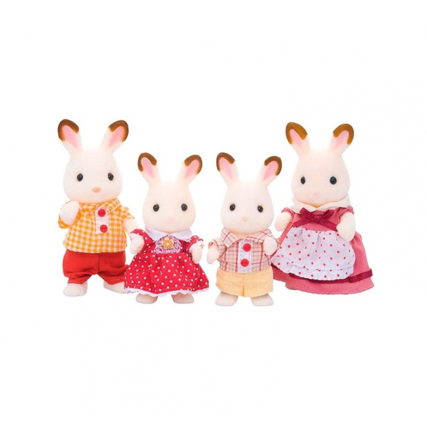 Sylvanian Families Família Dos Coelhos Chocolate Epoch em Promoção