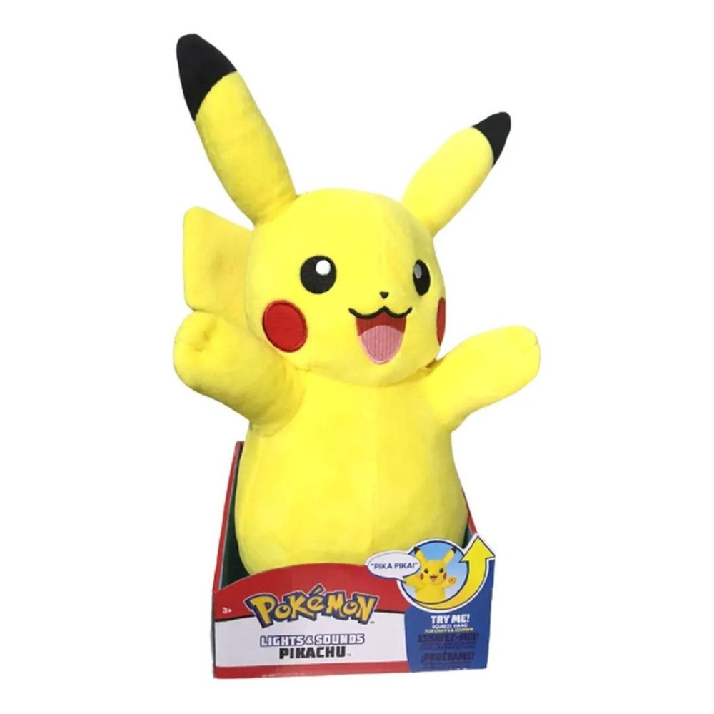 Pel Cia Pok Mon Pikachu Luz E Som Figura Cm Wtc Sunny Submarino