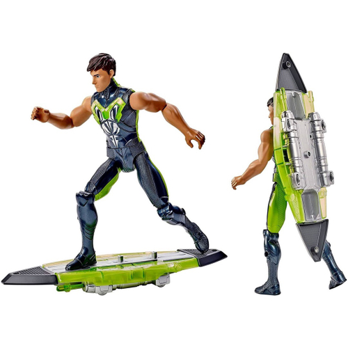 Boneco Articulado Menino Max Steel Super Lan Ador Aqu Tico Mattel