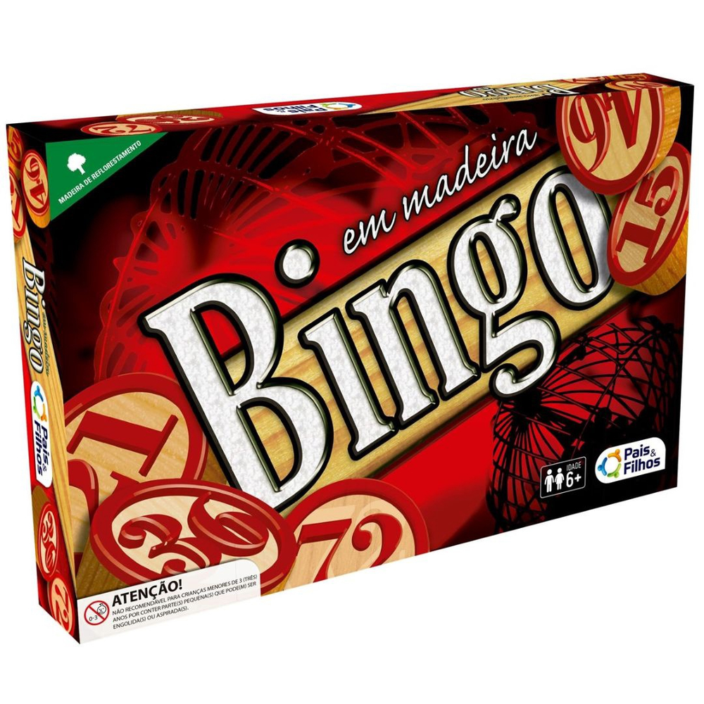 Jogo Bingo Em Madeira Pais E Filhos No Shoptime