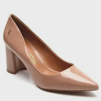 Scarpin Verniz Baked Nude Santa Lolla Submarino