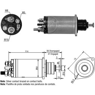 Automatico Rele Motor Partida Delco 29MT 24V ZM1818 Submarino