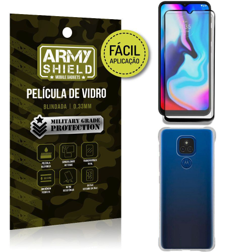 Kit Moto E Plus Pel Cula D F Cil Aplica O Capa Anti Impacto