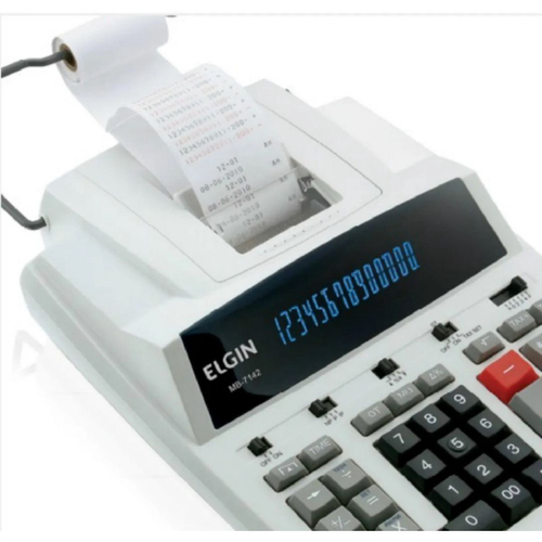 Calculadora De Mesa Elgin MB7142 Bobina 14 Dígitos no Shoptime