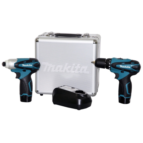 Combo Makita LCT204 Furadeira DF330D Parafusadeira Impacto TD090D