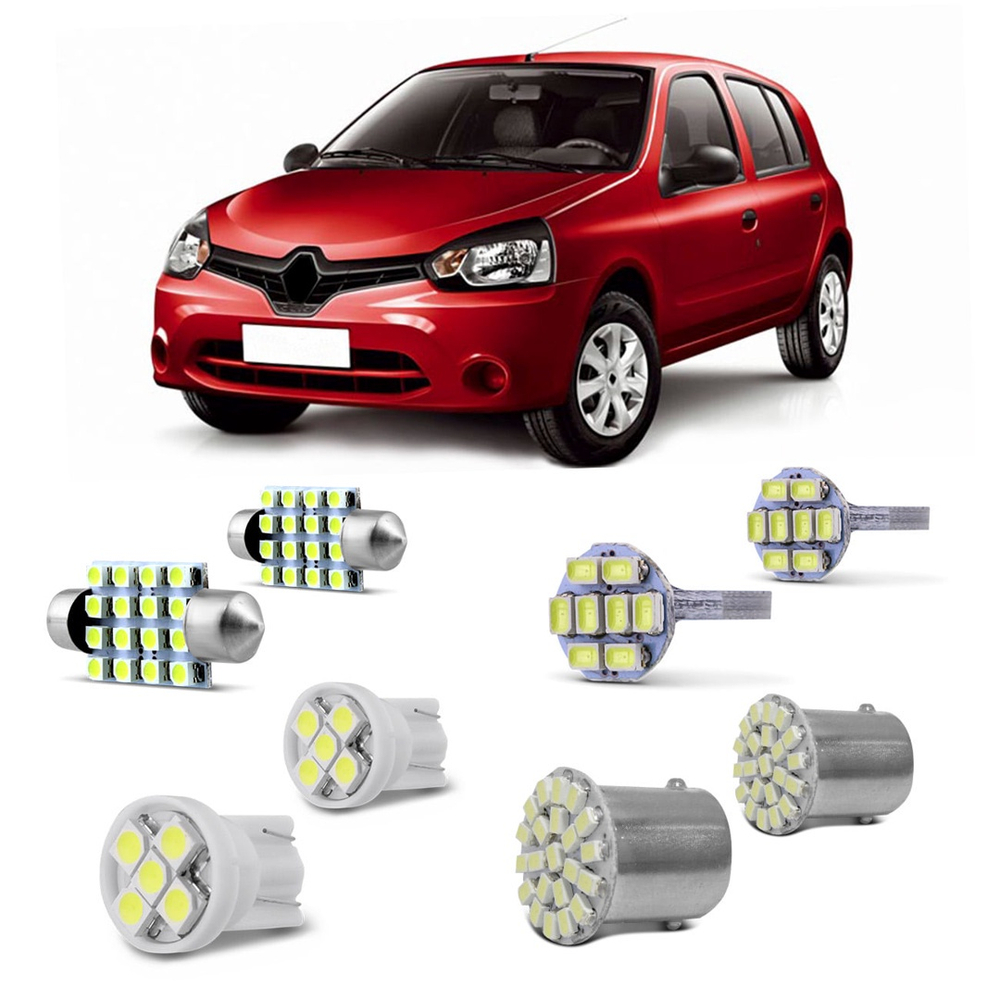 Kit L Mpadas Led Pingo E Torpedo Renault Clio A Farolete