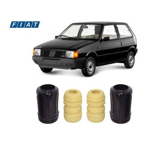 Par Kit Batente Coifa Amortecedor Dianteiro Fiat Uno 2000 2001 2002