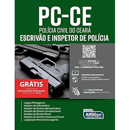 Livro Escrivão e Inspetor de Polícia Civil do Estado do Ceará PC CE