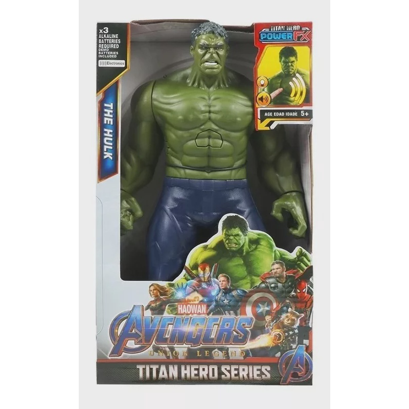 Boneco Hulk Vingadores Ultimato Grande Articulado Her I Submarino