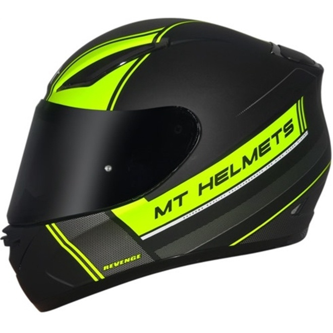 Capacete Mt Revenge Naked Preto Amarelo Fosco Submarino