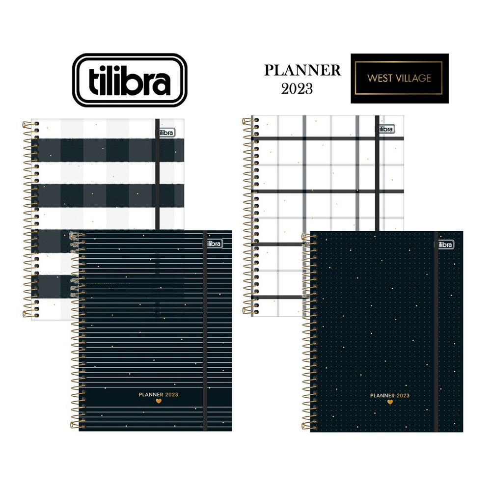 Agenda Espiral Planner 2023 West Village M5 Tilibra Submarino