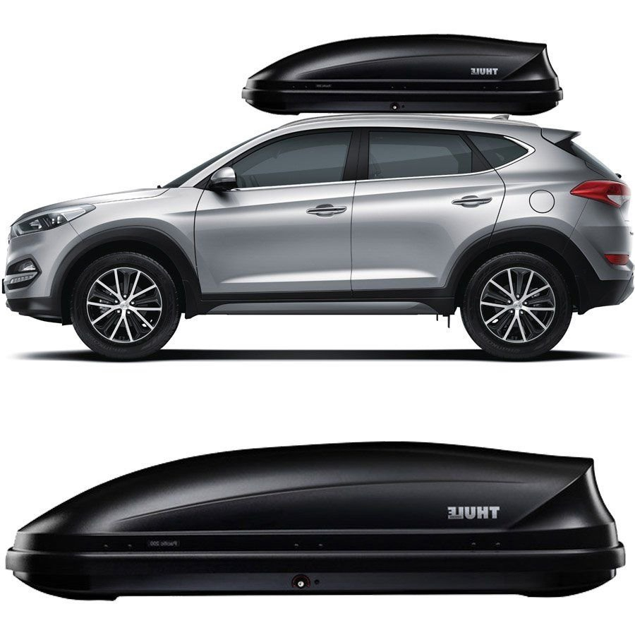 Bagageiro Maleiro De Teto Thule Pacific M 50 Kg Hyundai New Tucson 2017