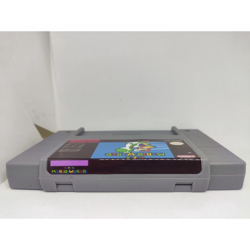 Fita Cartucho Super Mario World Para Super Nintendo Salvando No Shoptime