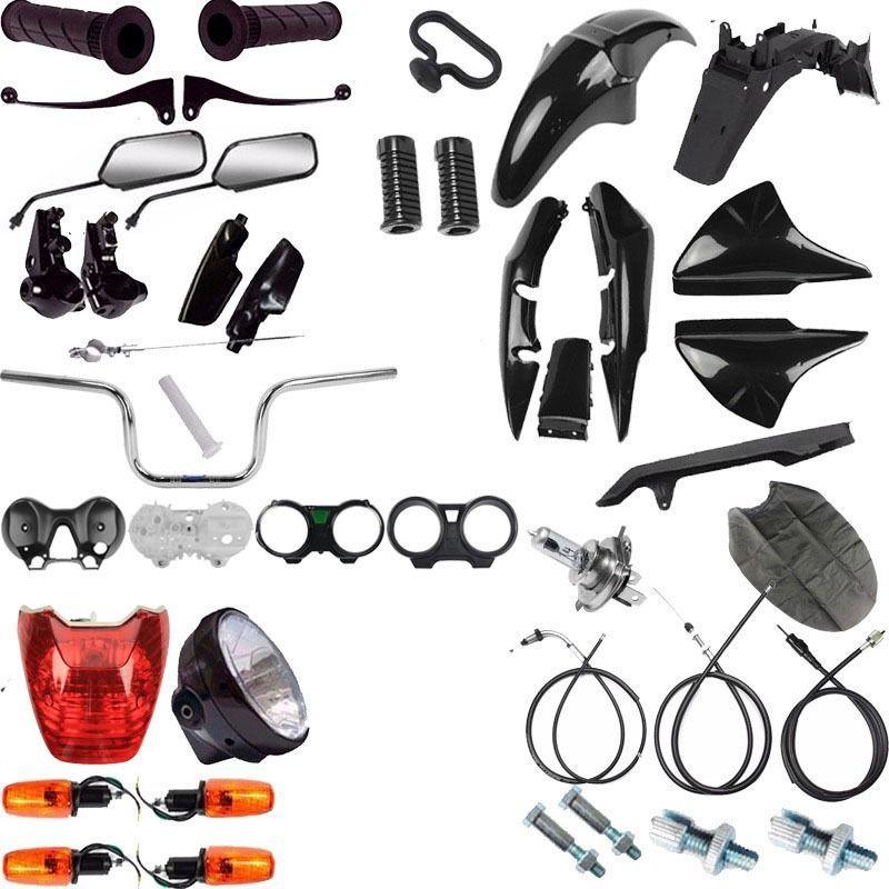 Kit Carenagem Kit Farol Pisca Cg 150 Titan 2004 2008 Preta Submarino