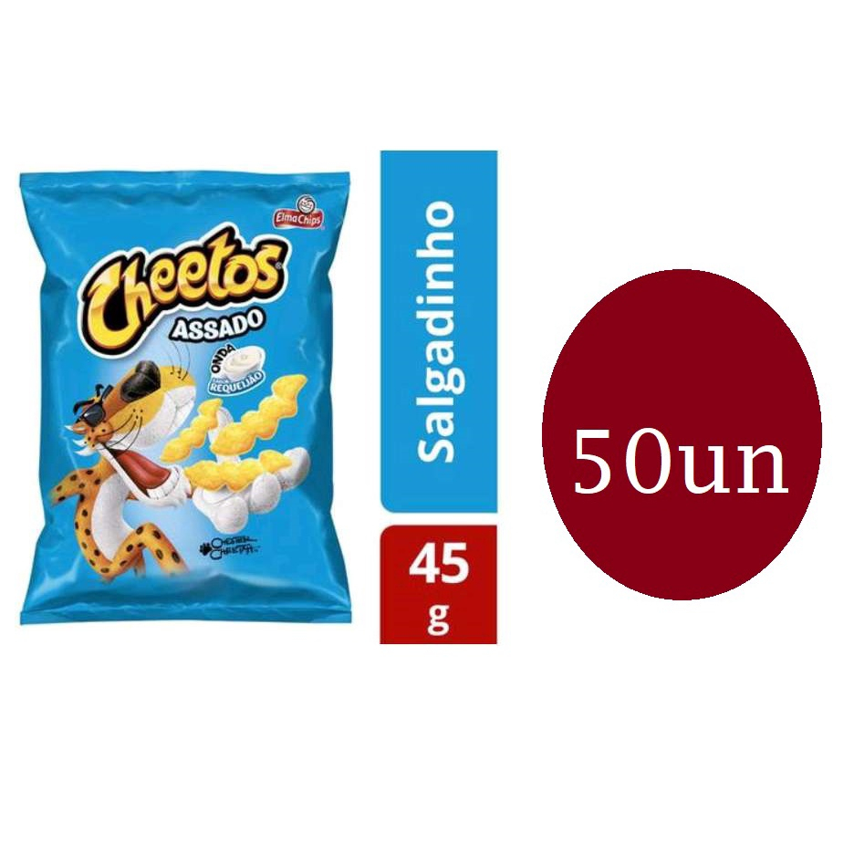 Biscoitos Salgadinhos Elma Chips Cheetos Requeij O Caixa C Un De G